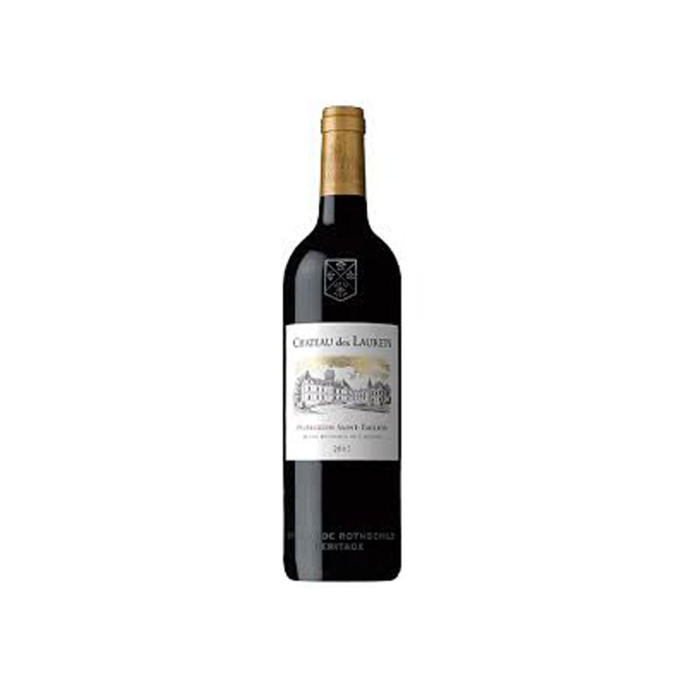 Château des Laurets Puisseguin St Emilion 2017 Bottle